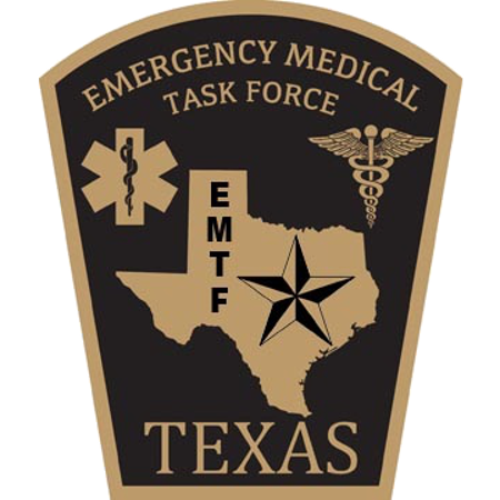 Emergency Medical Task Force Texas Logo Badge